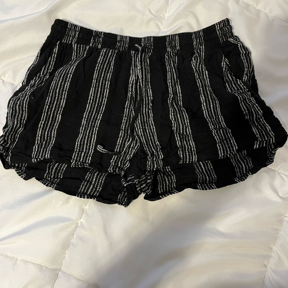 Black and white, soft womens shorts, size XS - Picture 1 of 3